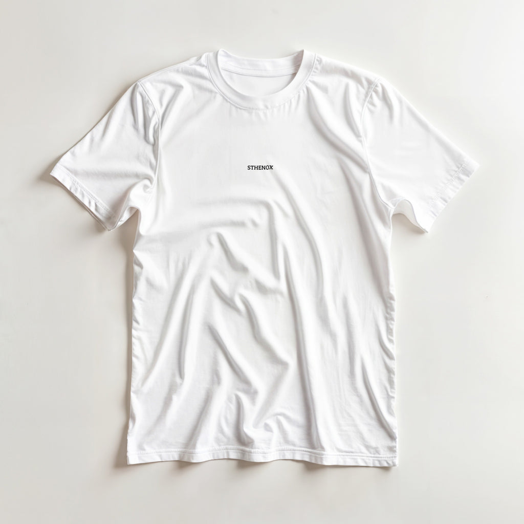 Camiseta streetwear "Push.Pull.Progress" | Blanco & Negro