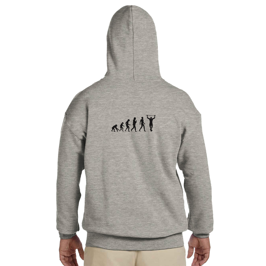 Sudadera streetwear "Calisthenics evolution" | Blanco- Negro- Gris- Azul Marino- Marrón
