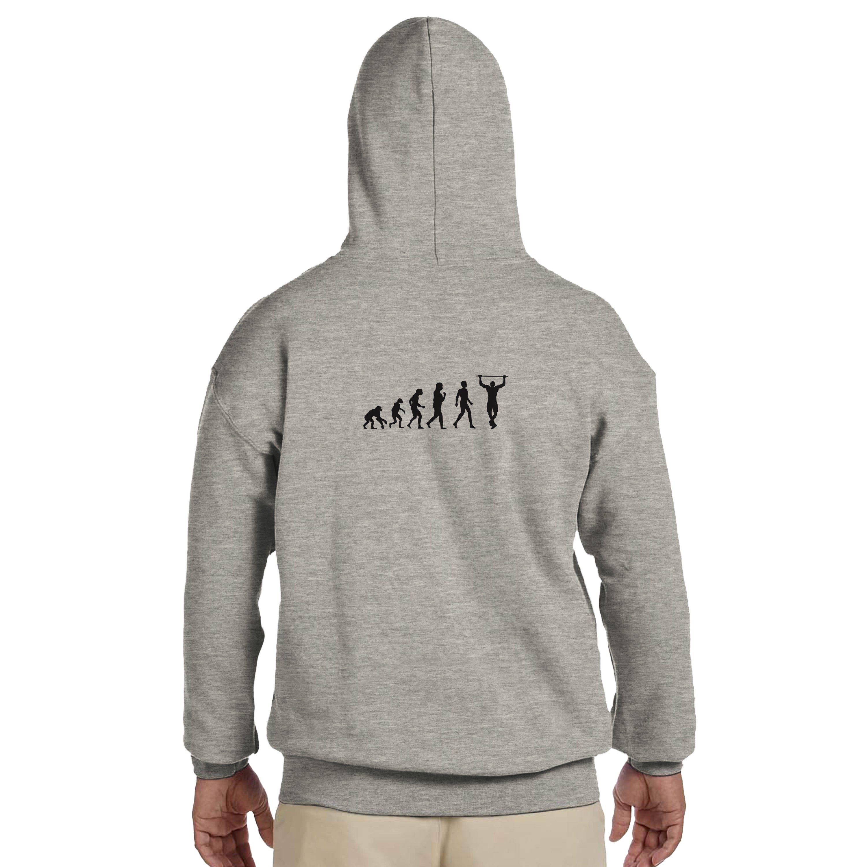 Sudadera streetwear "Calisthenics evolution" | Blanco- Negro- Gris- Azul Marino- Marrón