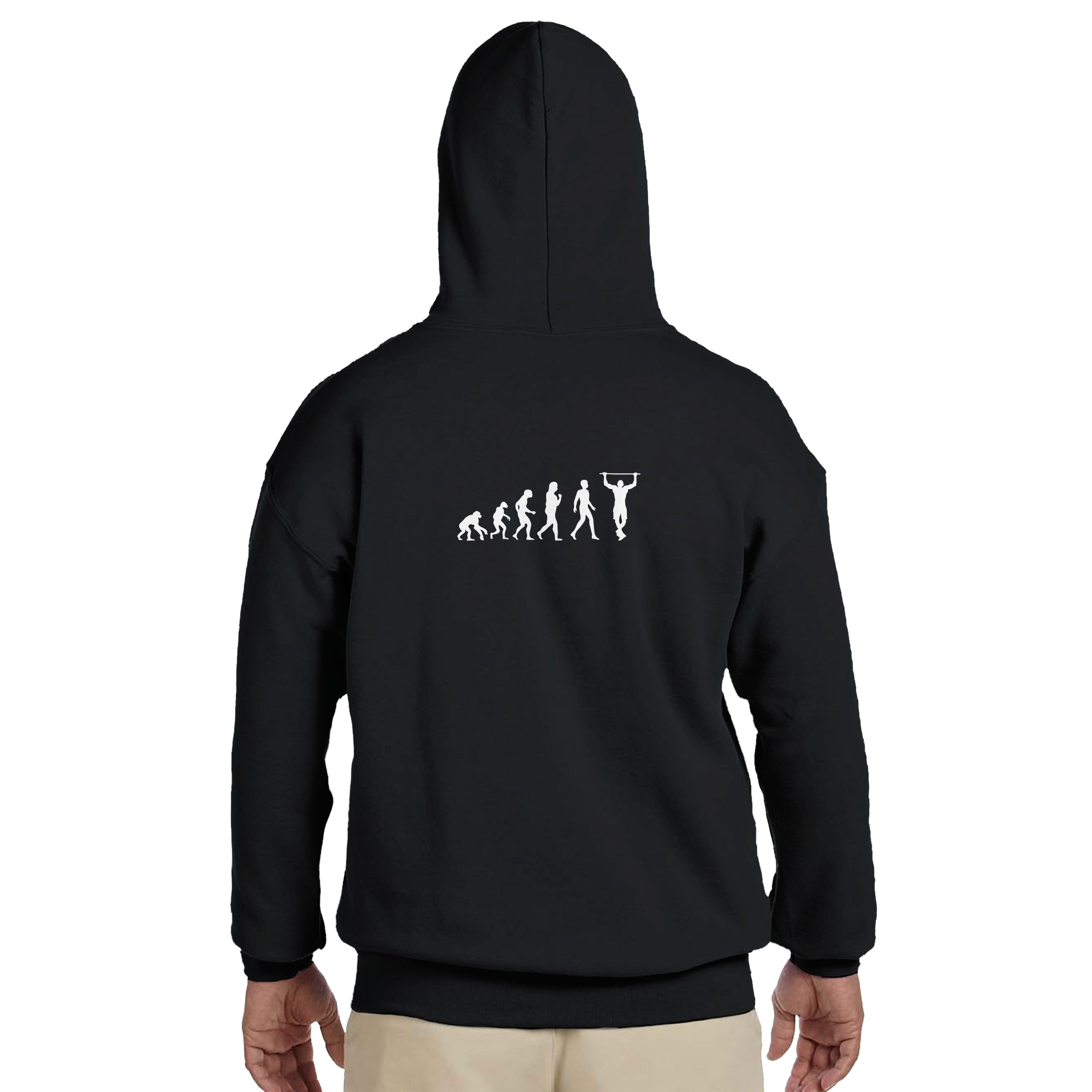 Sudadera streetwear "Calisthenics evolution" | Blanco- Negro- Gris- Azul Marino- Marrón