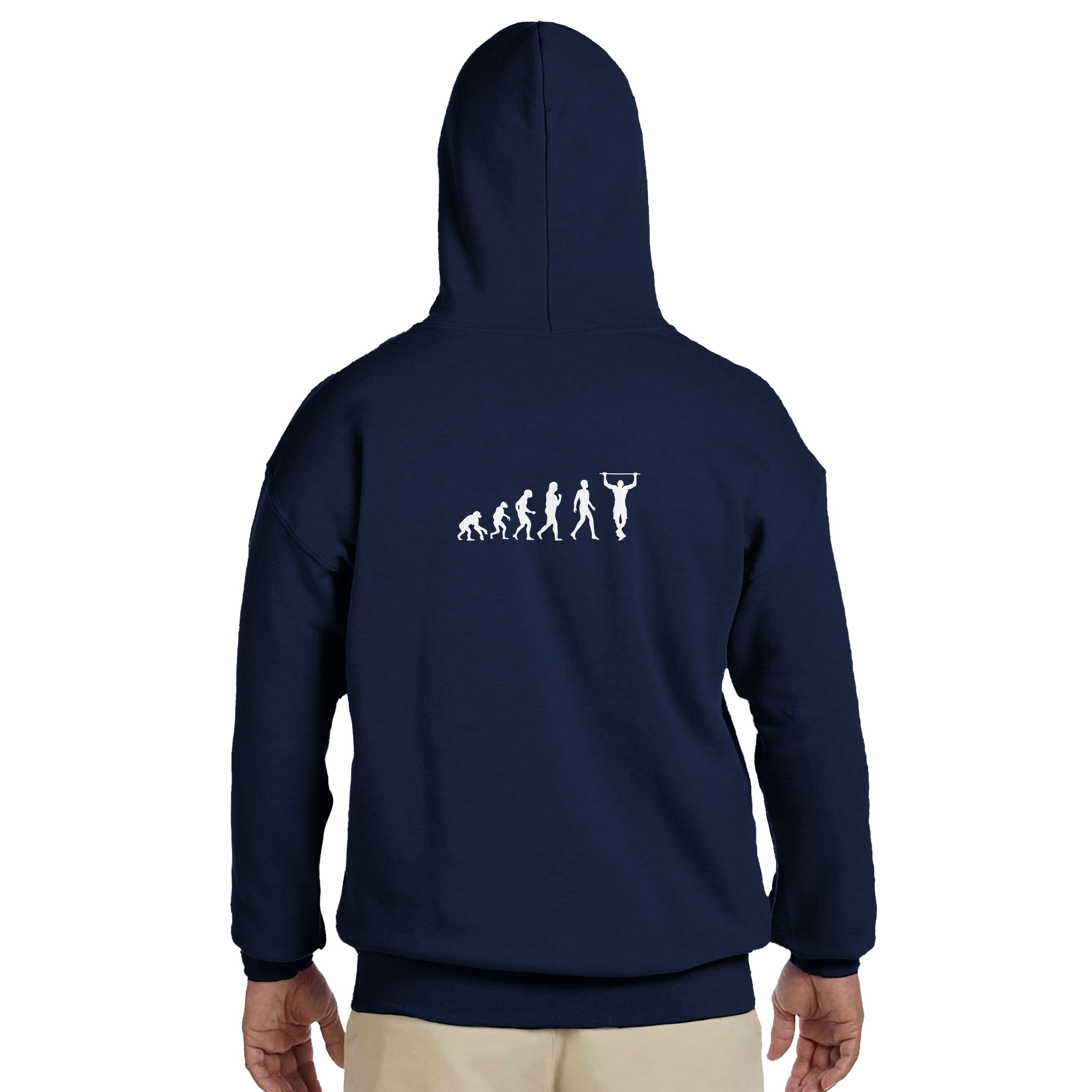 Sudadera streetwear "Calisthenics evolution" | Blanco- Negro- Gris- Azul Marino- Marrón