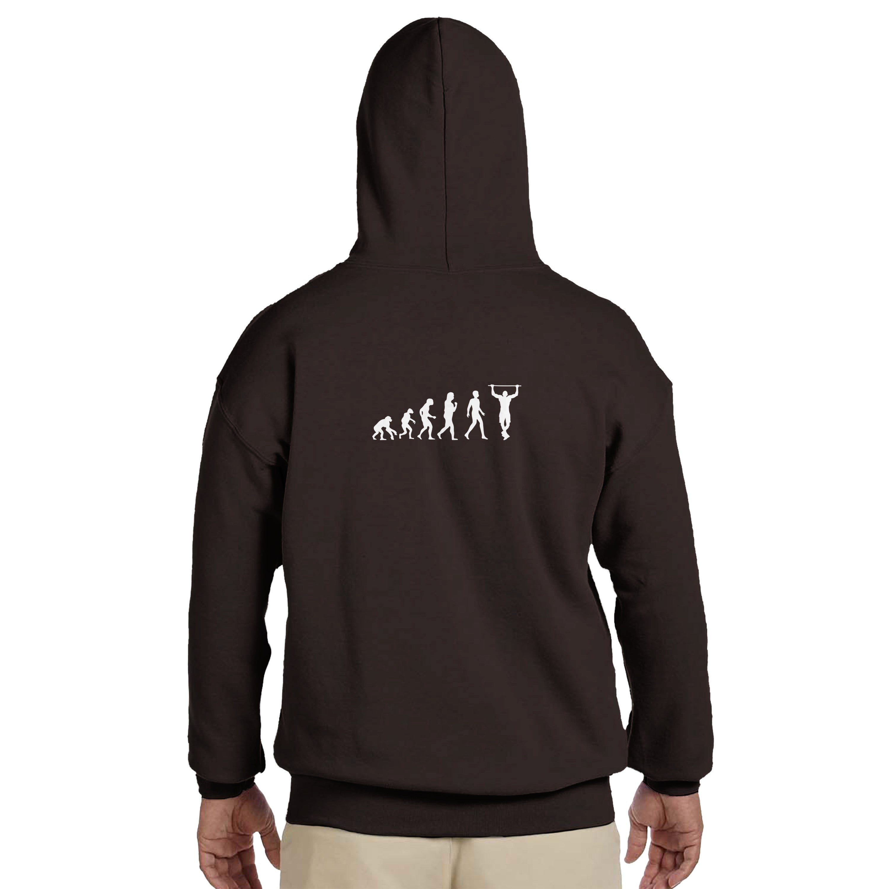 Sudadera streetwear "Calisthenics evolution" | Blanco- Negro- Gris- Azul Marino- Marrón